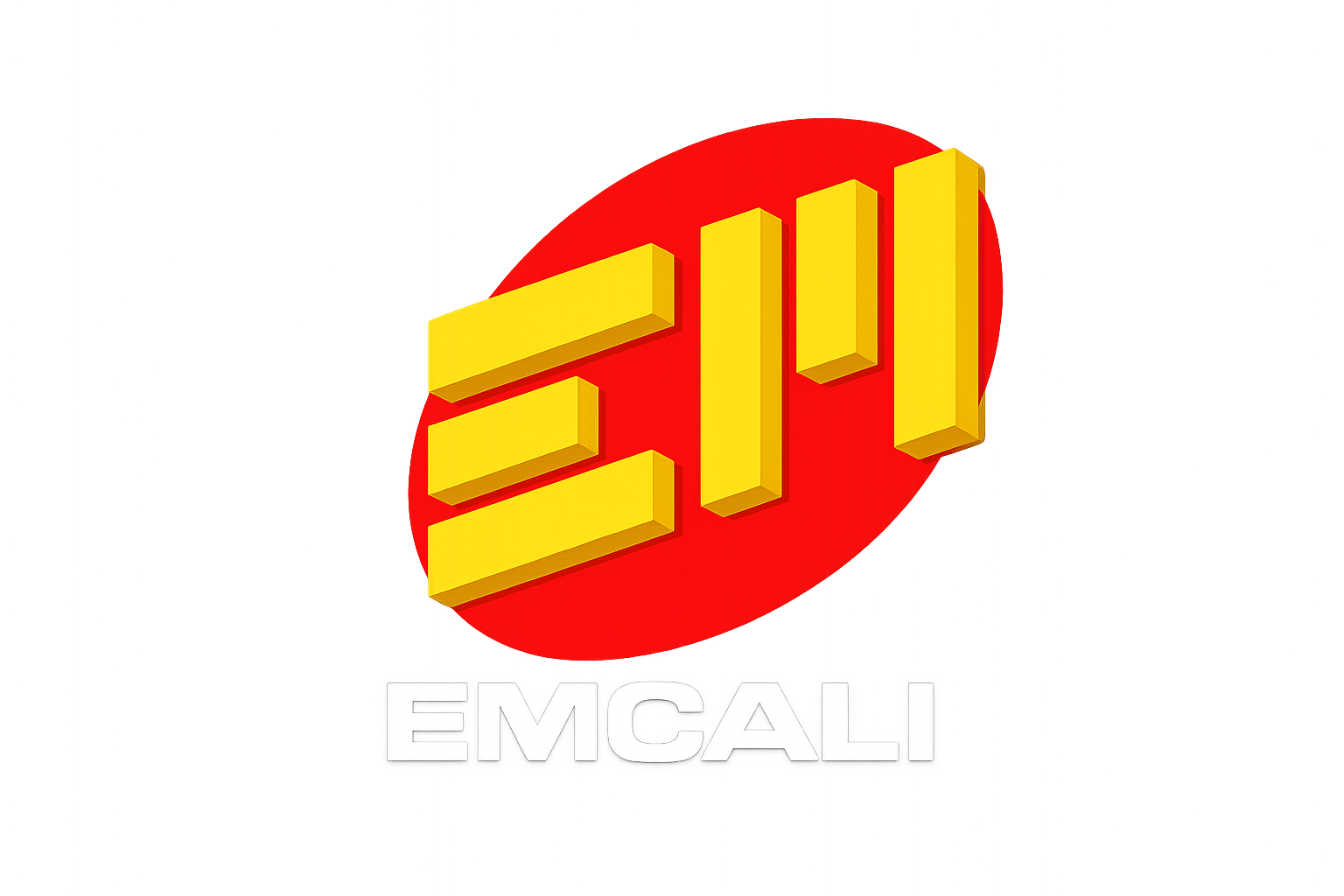 Logo emcali blanco